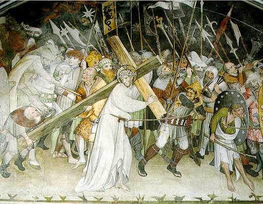 Ascending to Calvary by Giacomo Jaquerio
