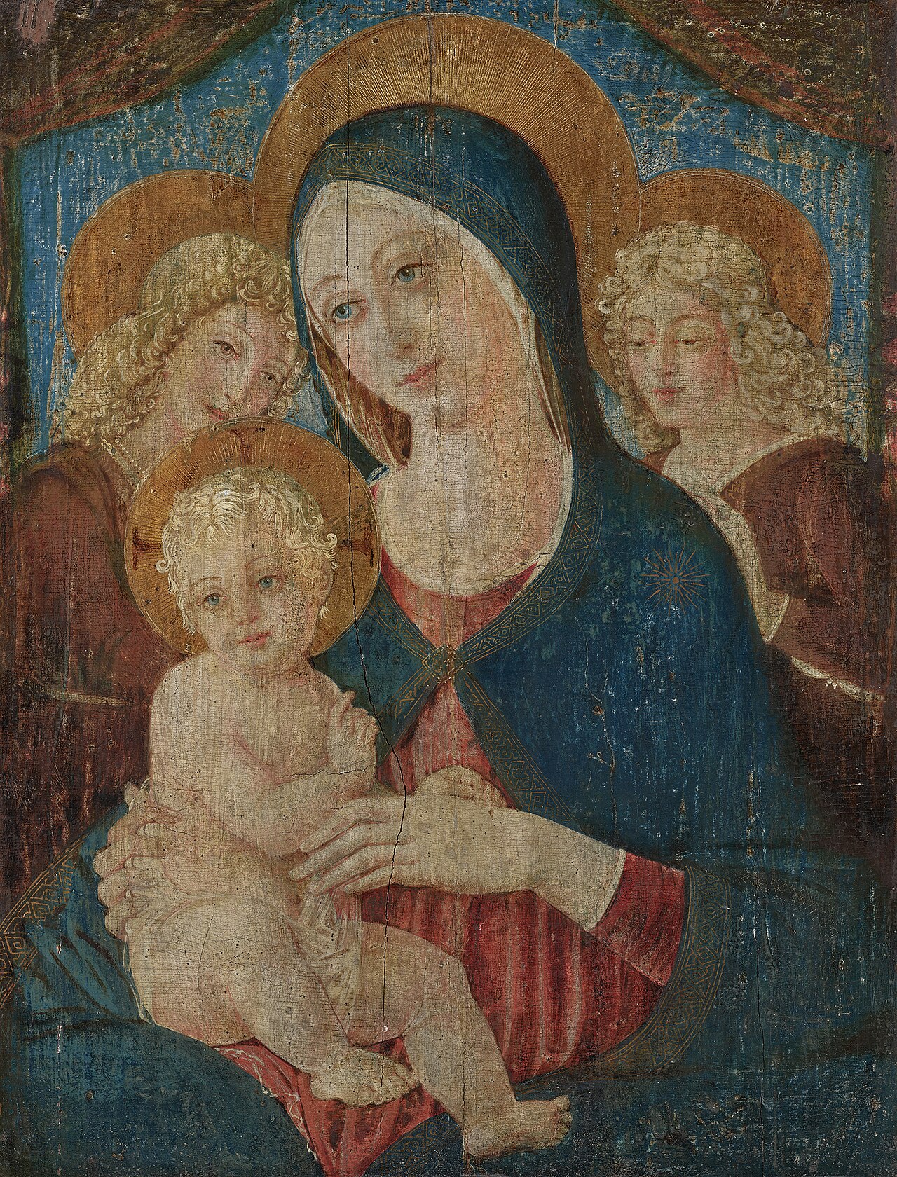 The Virgin and Child with two Angels by Giacomo Pacchiarotti