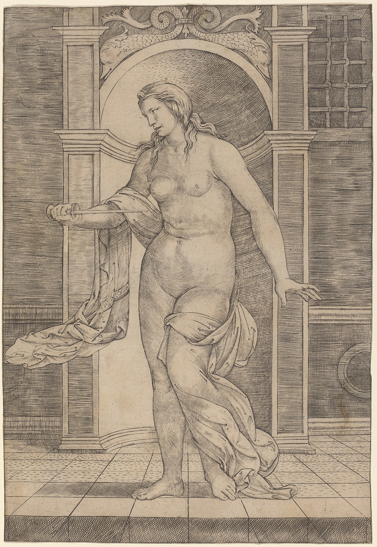 Lucretia by Giacomo Raibolini