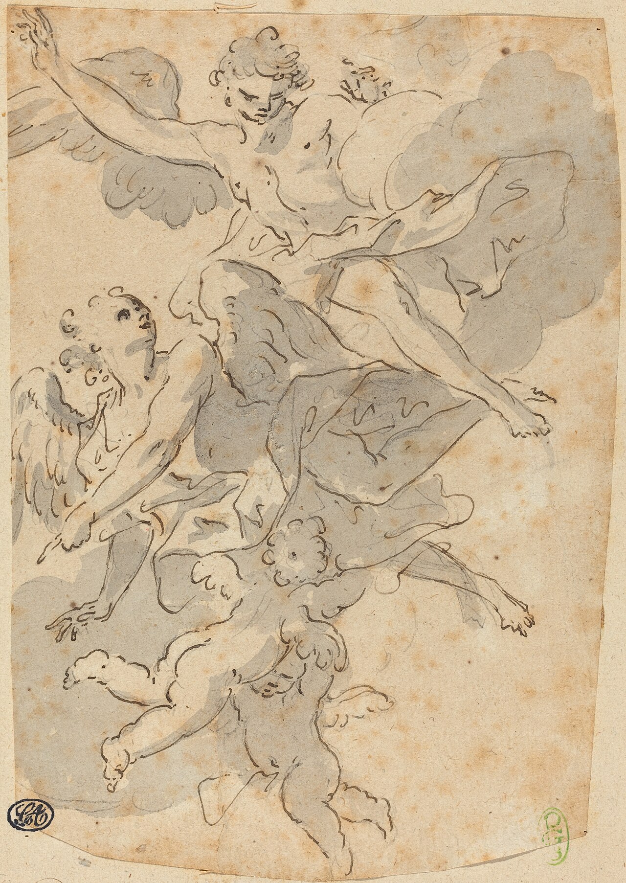 Angels and Putti by Giambattista Crosato