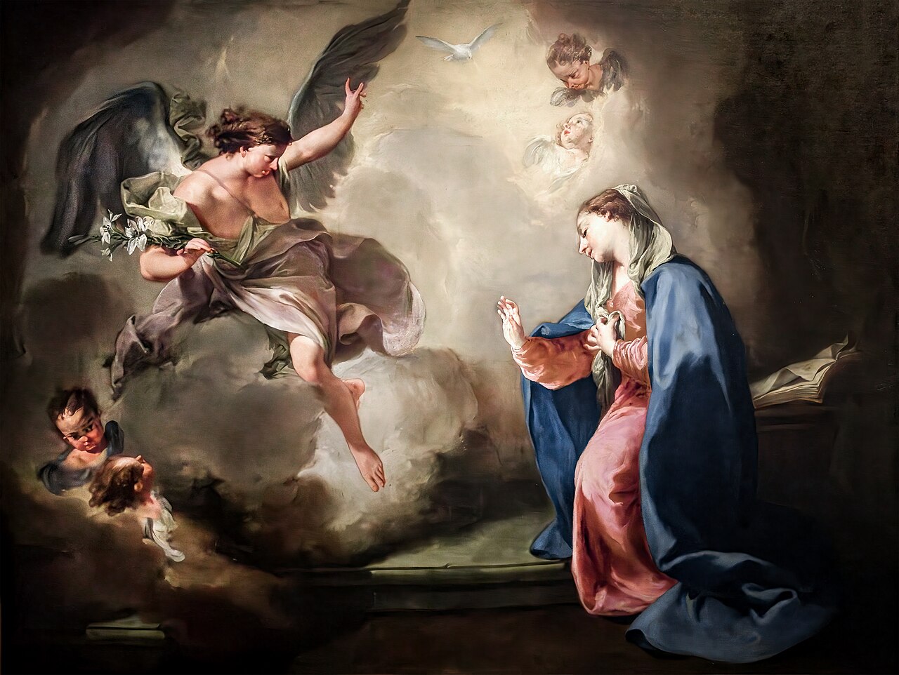 Annunciation by Giambattista Pittoni