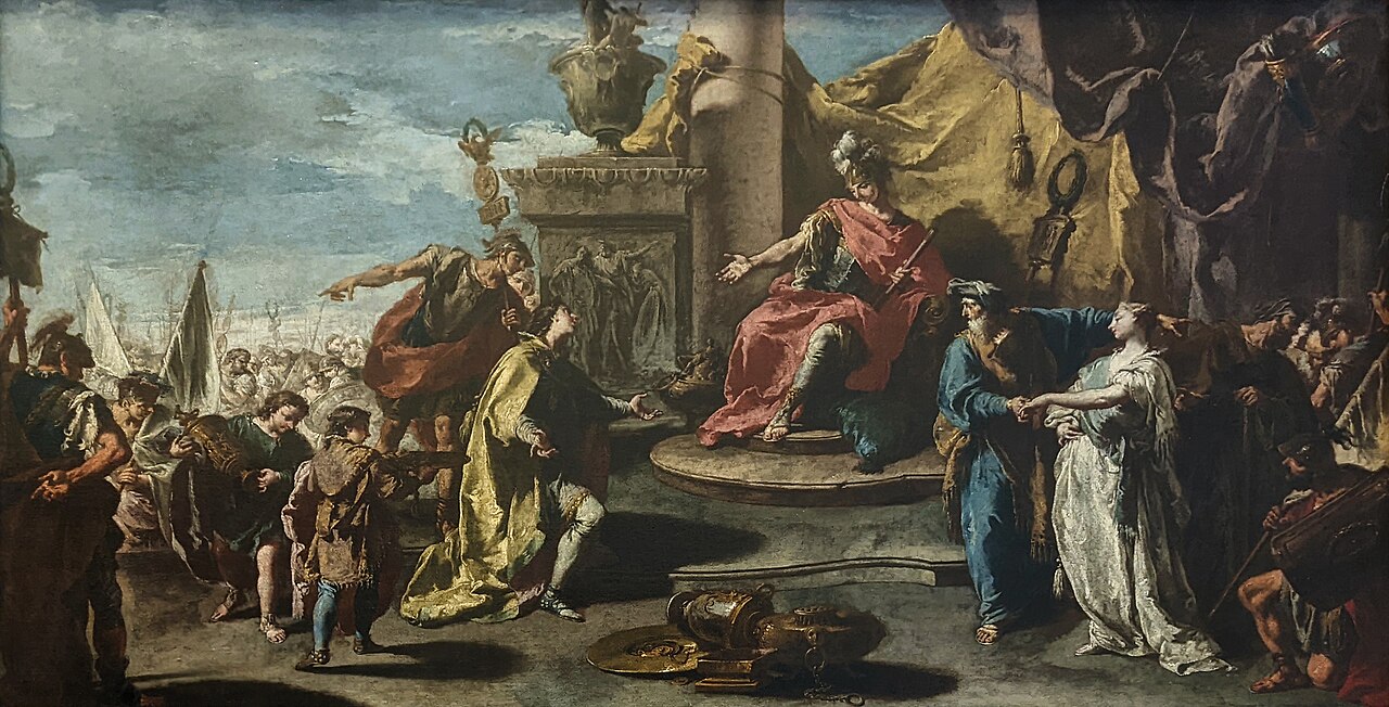 The Continence of Scipio by Giambattista Pittoni