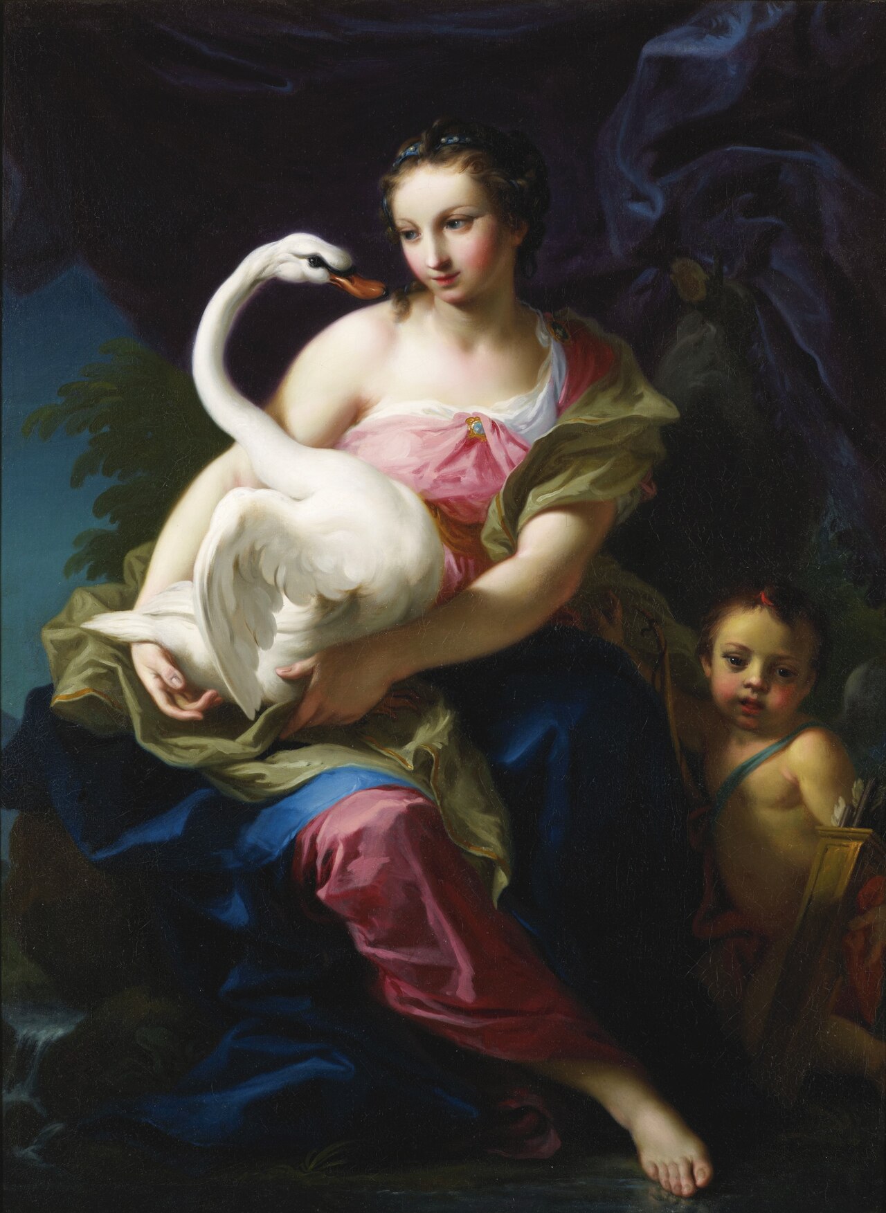 Leda and the Swan by Giambettino Cignaroli