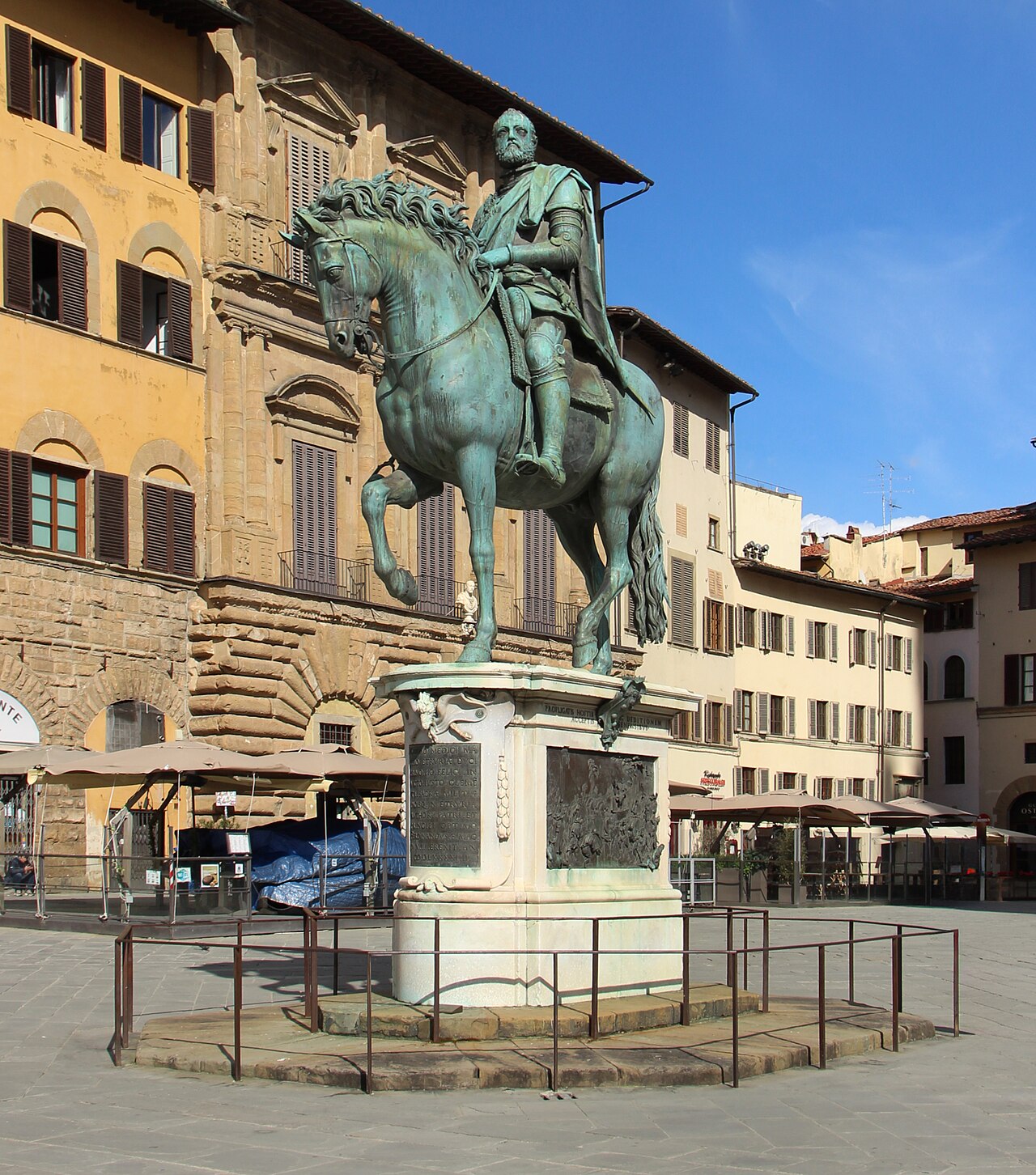 Equestrian Monument of Cosimo I by Giambologna