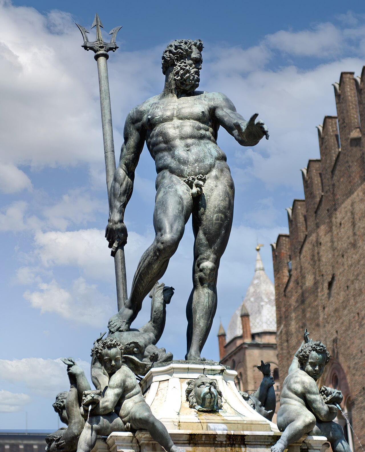 Fountain of Neptune, Bologna by Giambologna