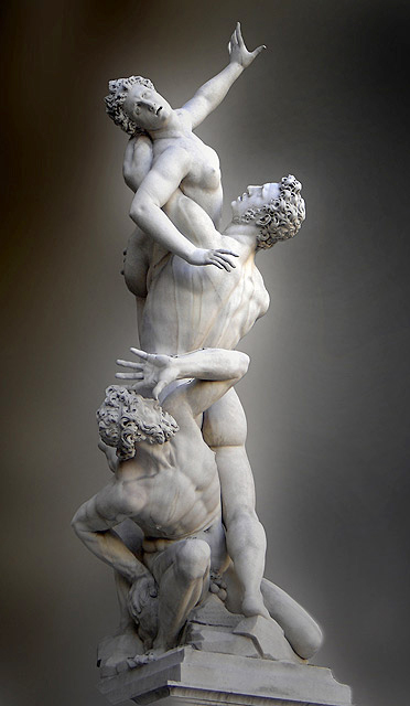 Rape of the Sabine Women by Giambologna