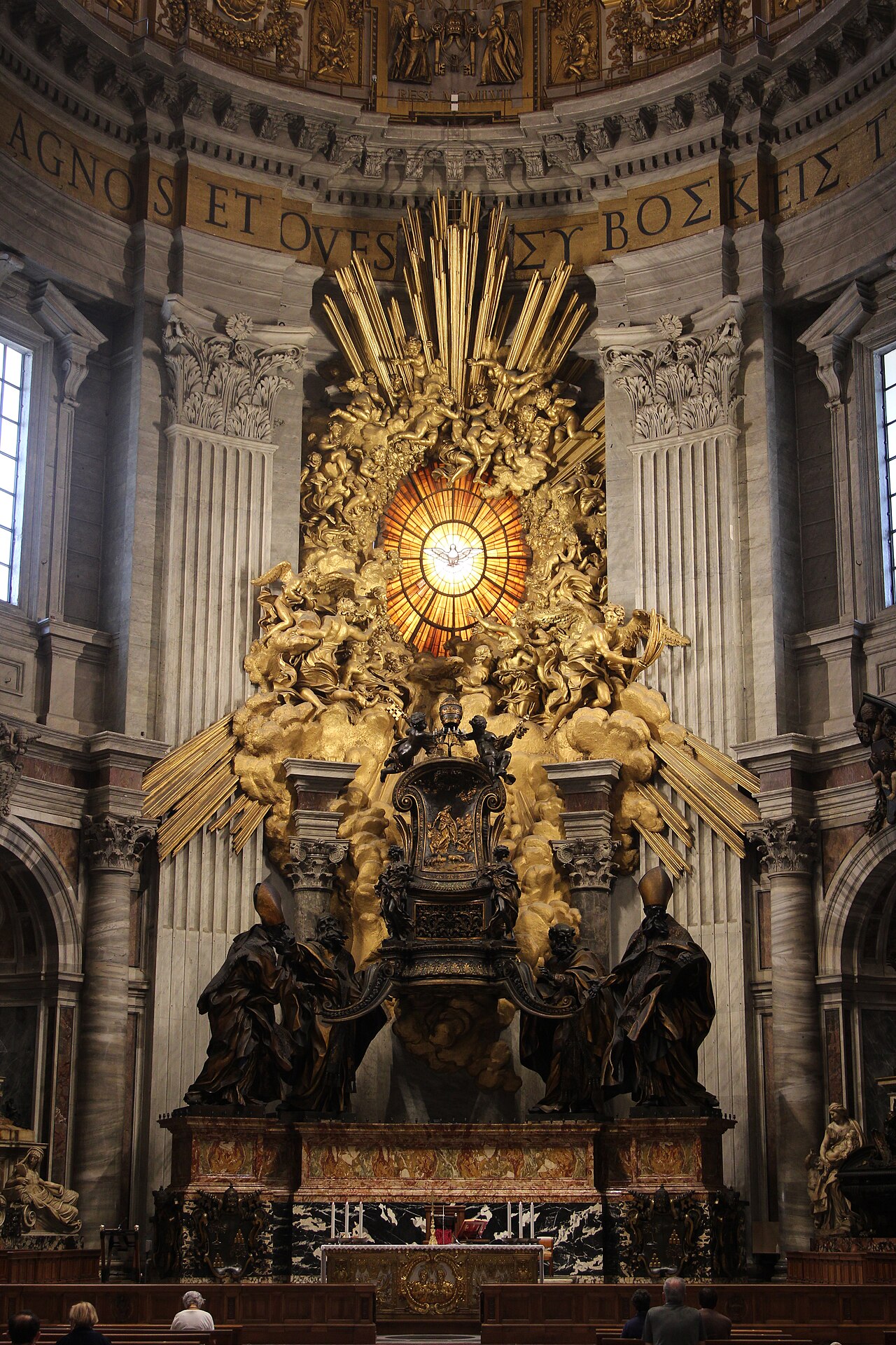 Chair of Saint Peter by Gian Lorenzo Bernini