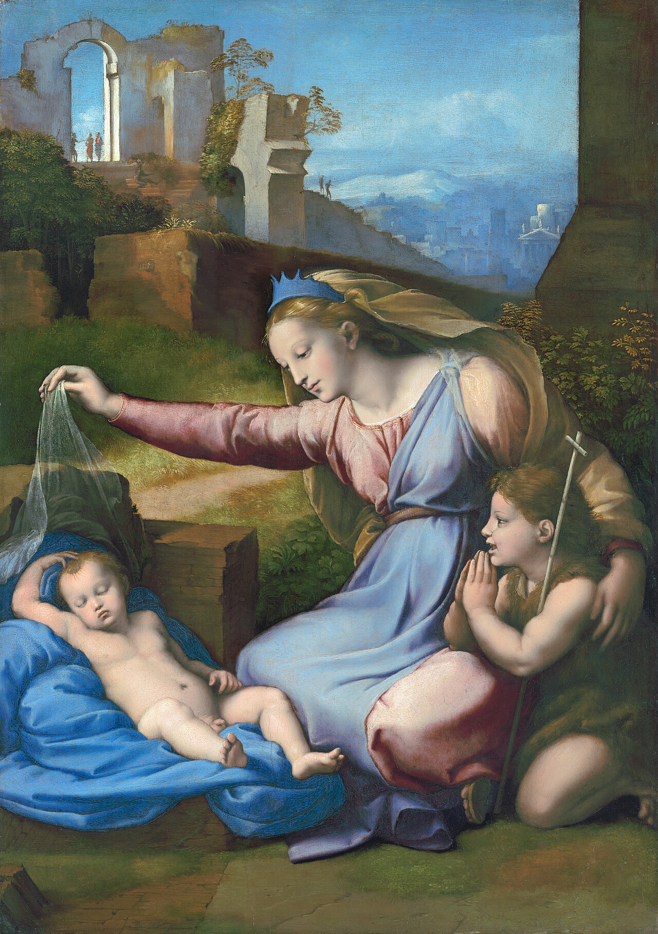 Madonna with the Blue Diadem by Gianfrancesco Penni