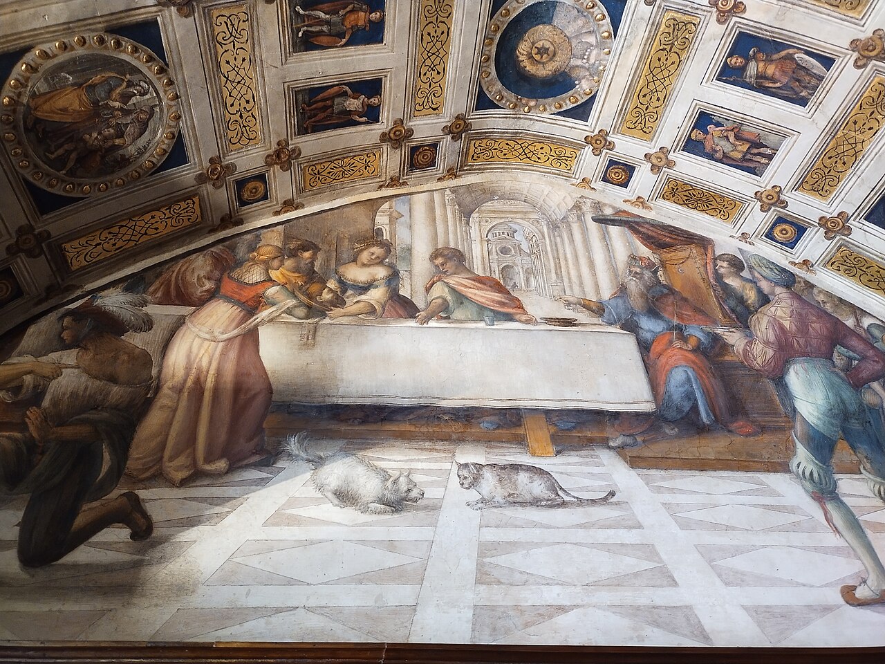 Cappella di San Giovanni Battista (Collegio del Cambio) by Giannicola di Paolo
