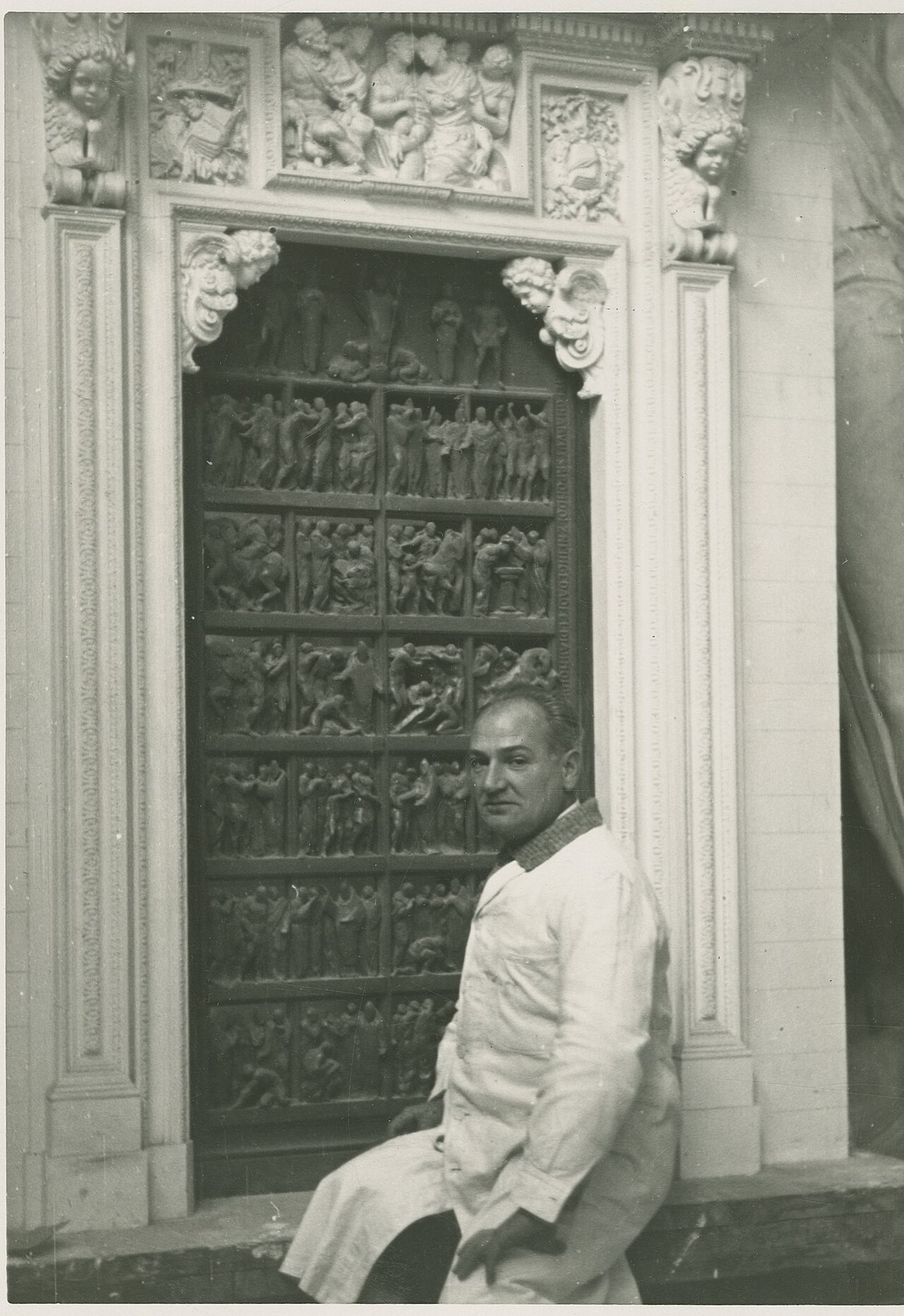 Door of the Duomo Cathedral by Castiglioni by Giannino Castiglioni