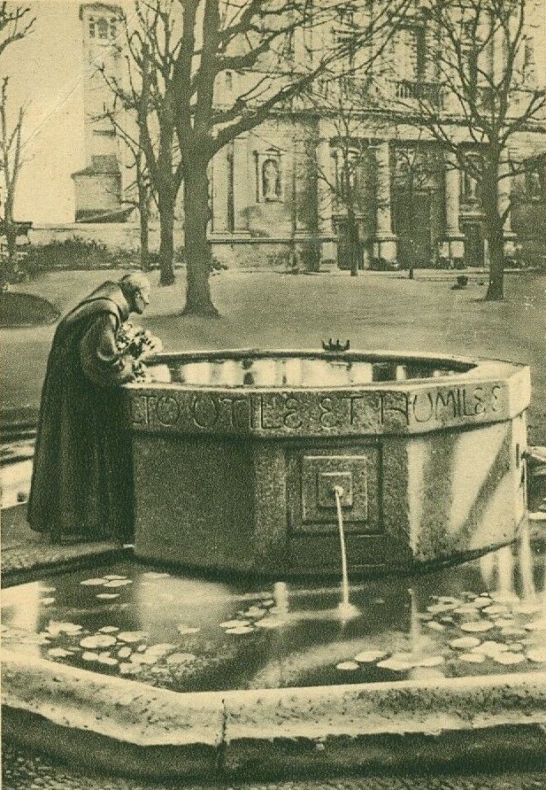 Saint Francis Fountain by Giannino Castiglioni