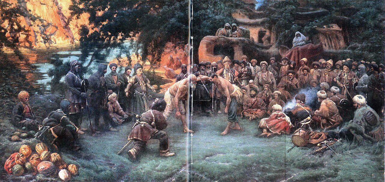Wrestling by Gigo Gabashvili