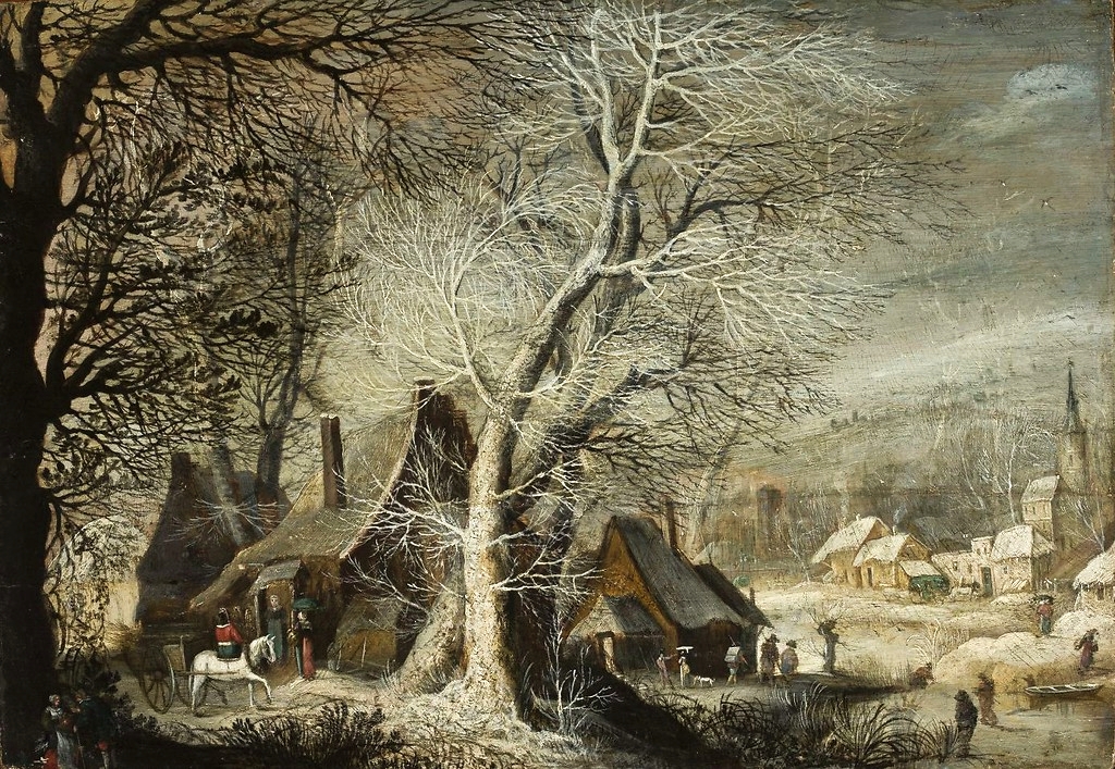 Winter landscape. by Gijsbrecht Leytens