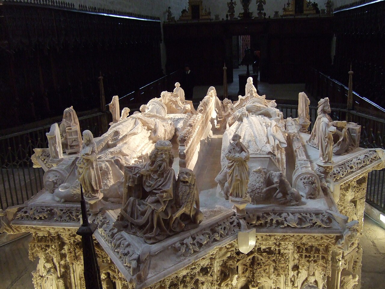 Sepulchers of John II and Isabella of Portugal by Gil de Siloé