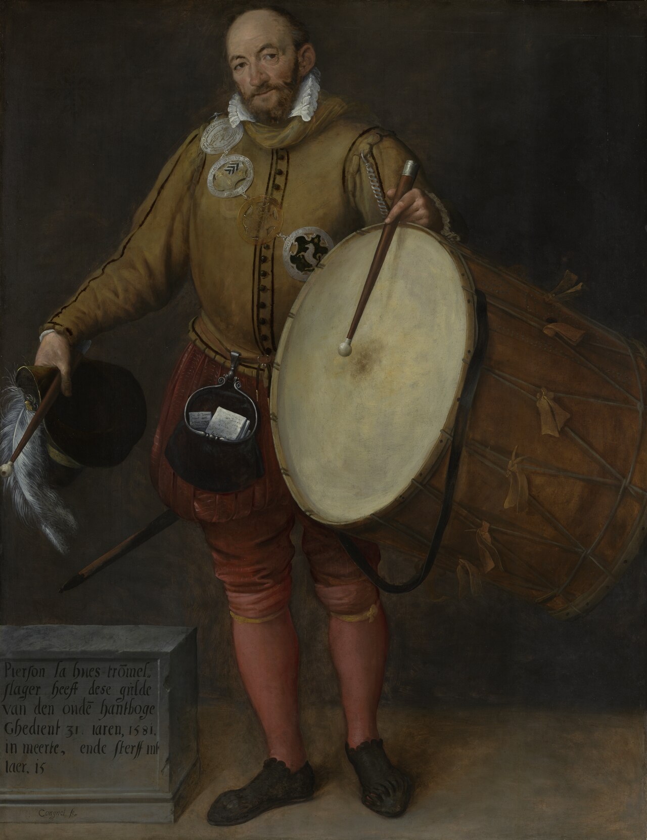 Pierson la Hues, Drummer and Page of the Old Archers' Guild by Gillis Coignet
