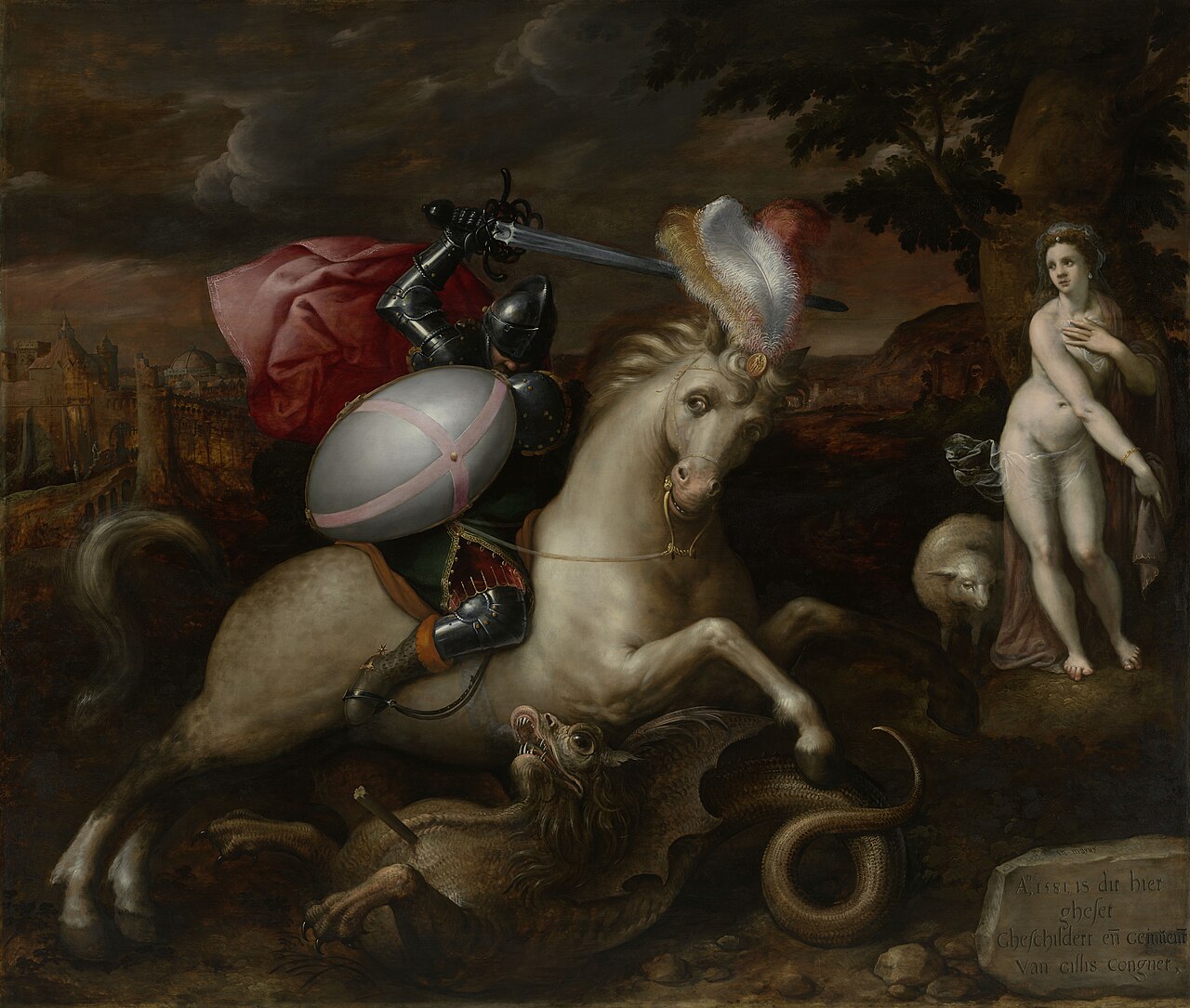 Saint George by Gillis Coignet