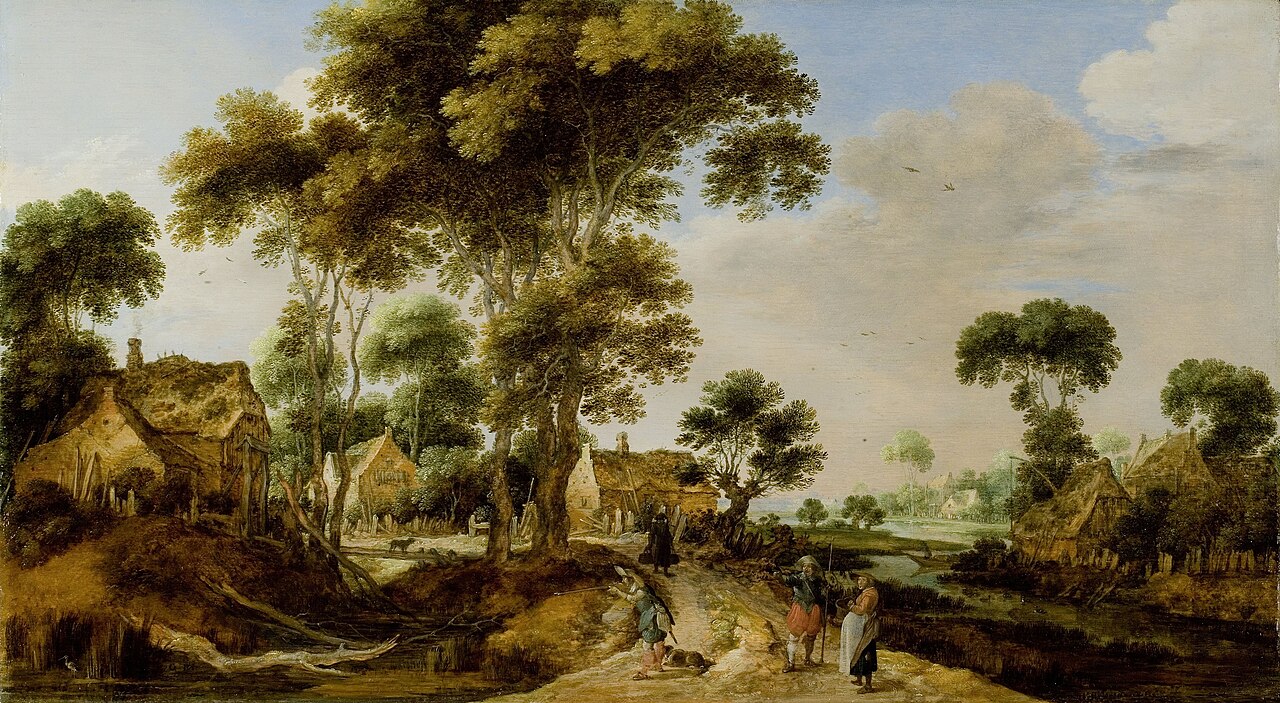 The country road by Gillis d'Hondecoeter