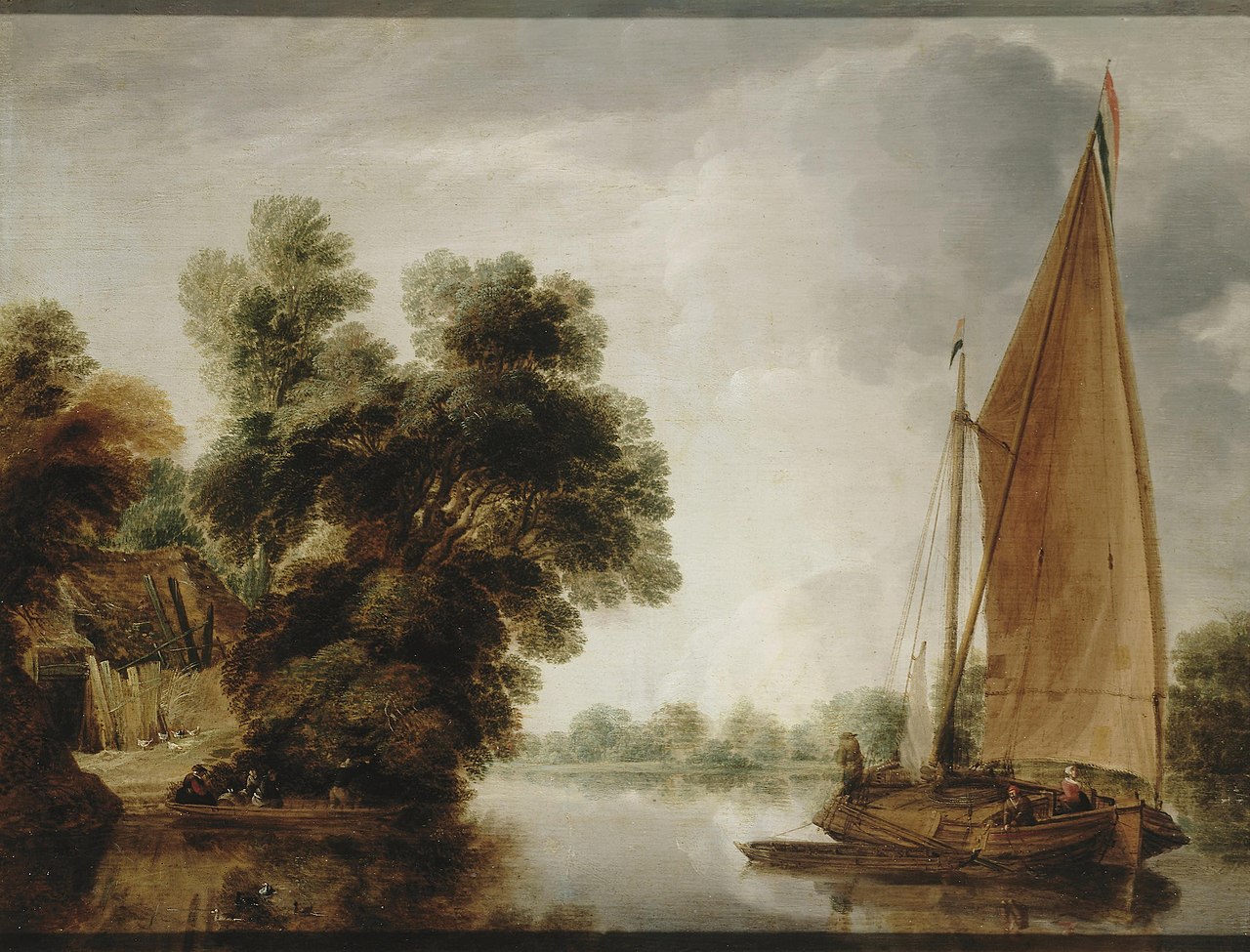 View of a River by Gillis Peeters