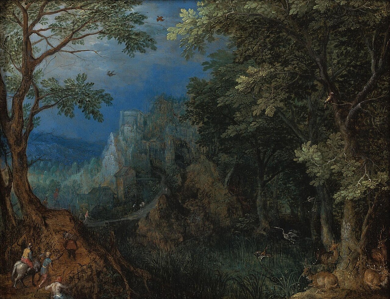 Mountainous Landscape by Gillis van Coninxloo