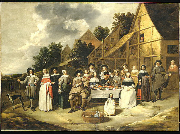Group Portrait: A Wedding Celebration by Gillis van Tilborgh