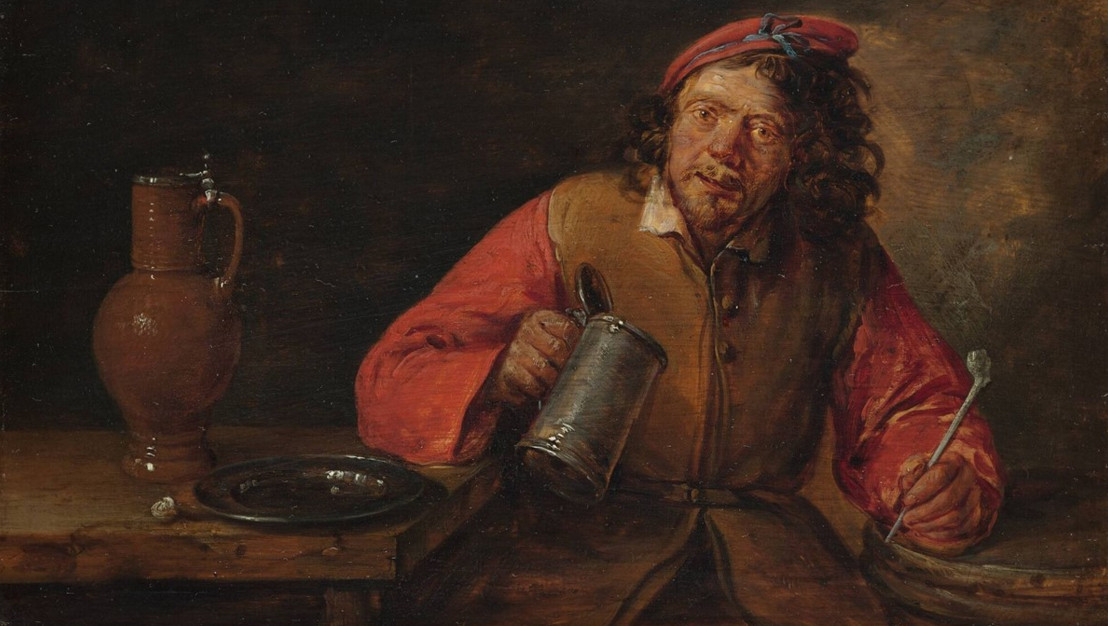 The drinker by Gillis van Tilborgh