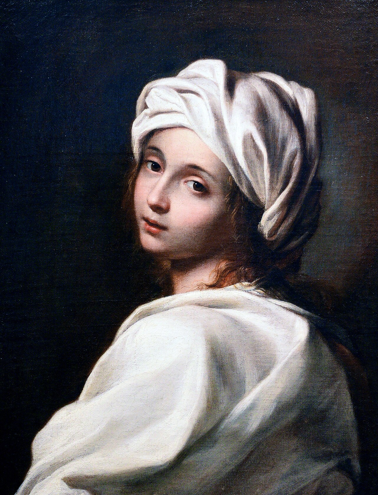 Woman wearing a turban by Ginevra Cantofoli