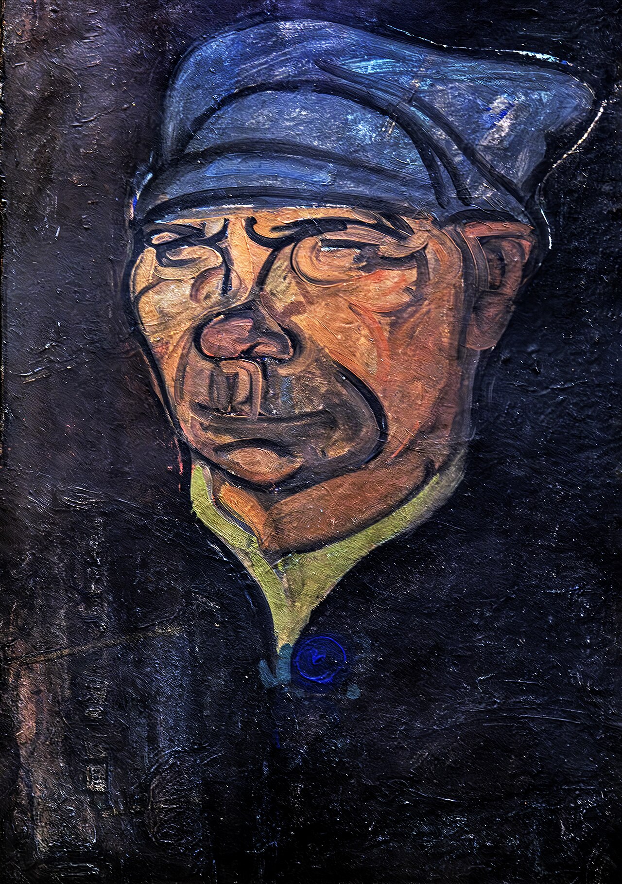 Fisherman's head - Buranese fisherman by Gino Rossi