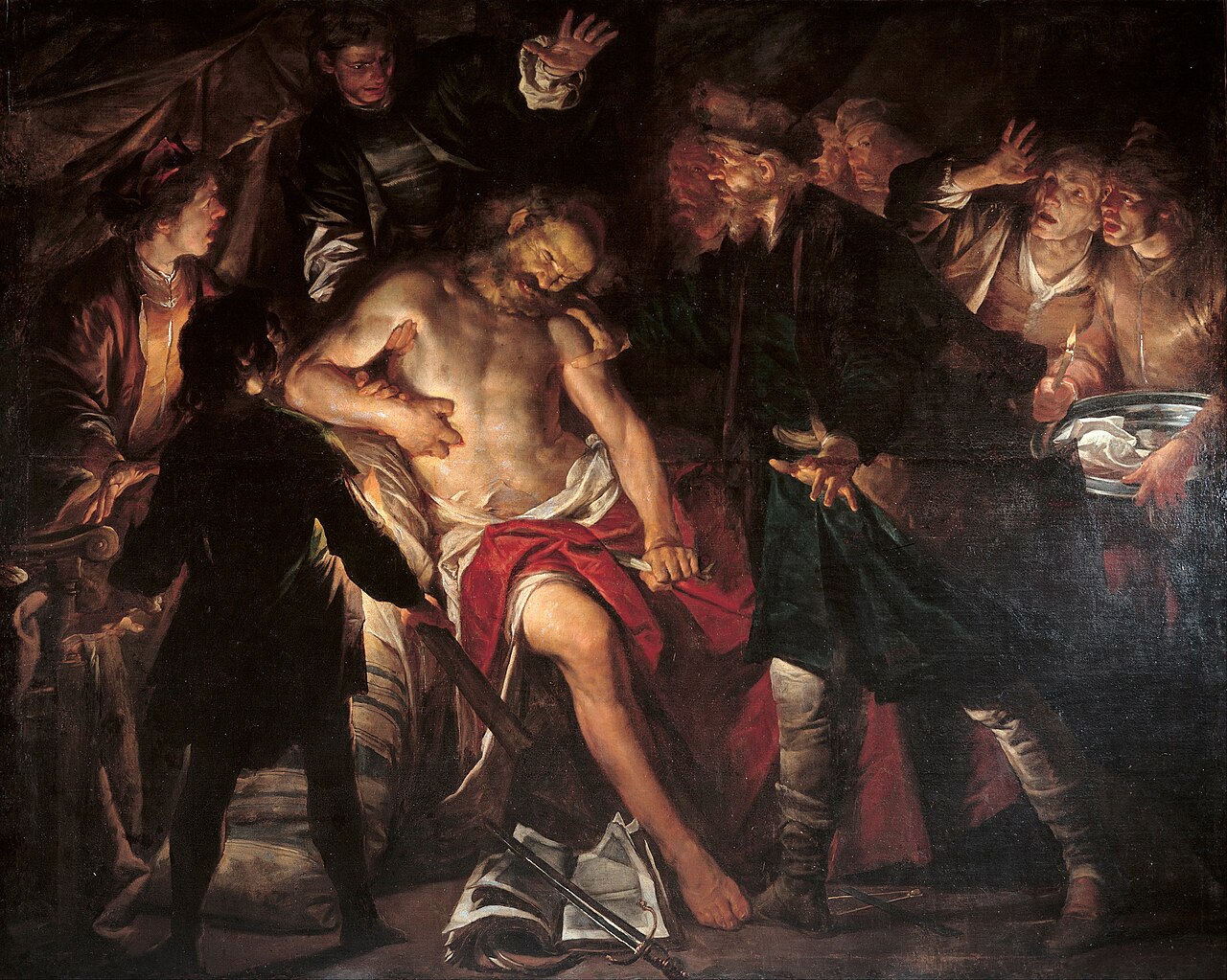 Death of Cato by Gioacchino Assereto