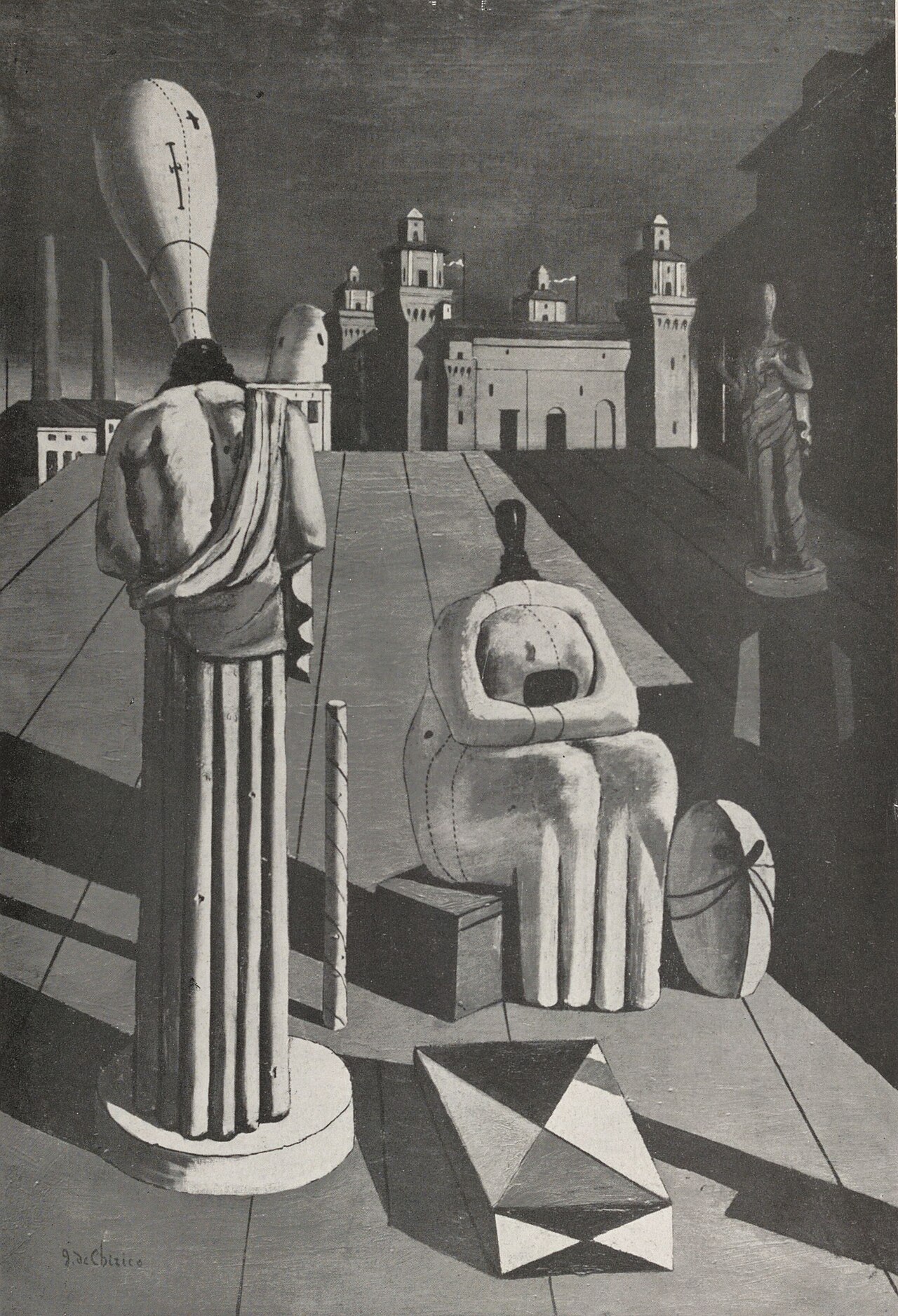 le muse inquietanti by Giorgio de Chirico