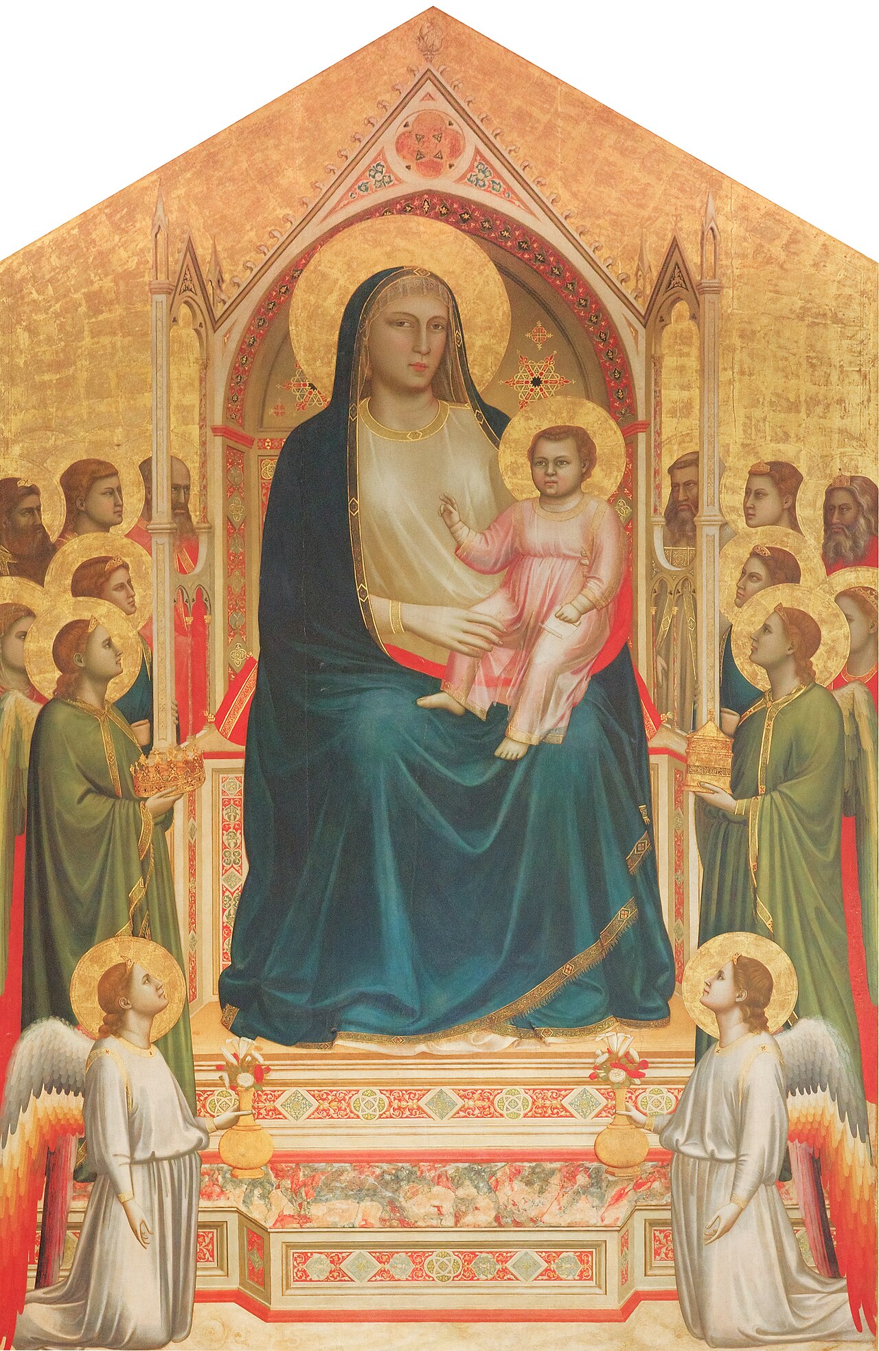Madonna Enthroned by Giotto