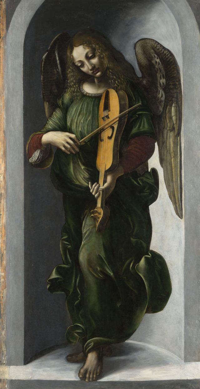 Musician Angels by Giovanni Ambrogio de Predis
