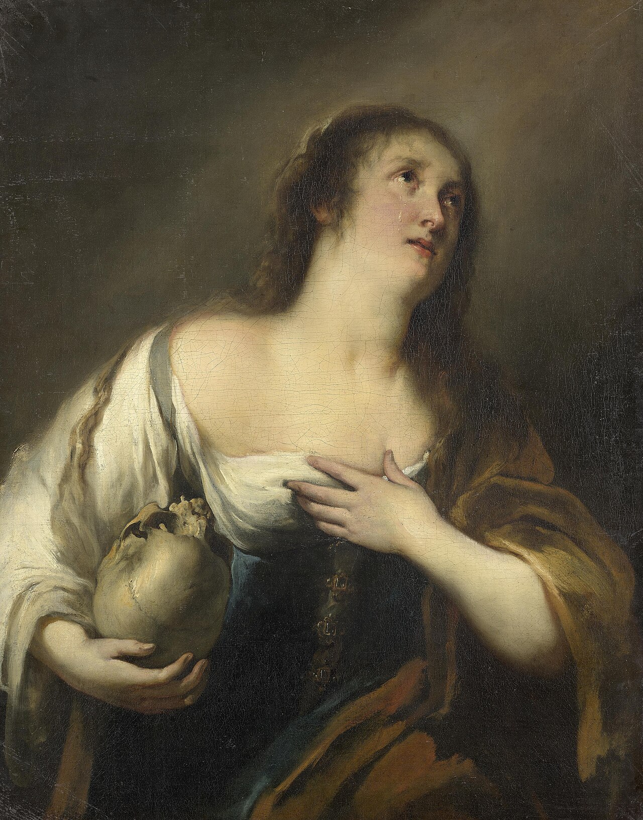 The Penitent Magdalene by Giovanni Andrea de Ferrari