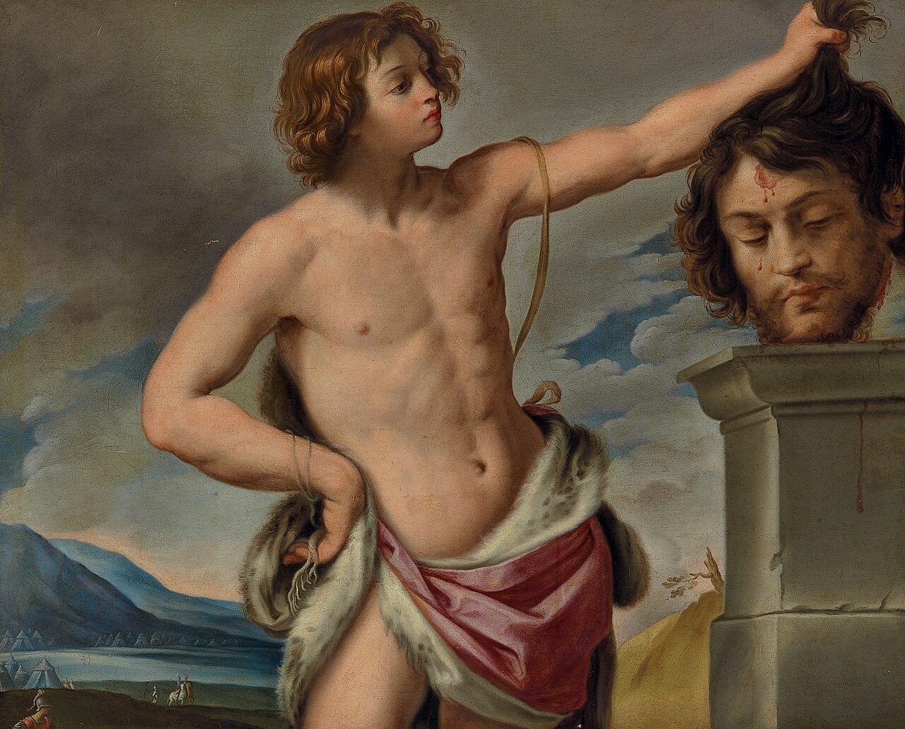 David with the Head of Goliat by Giovanni Andrea Sirani