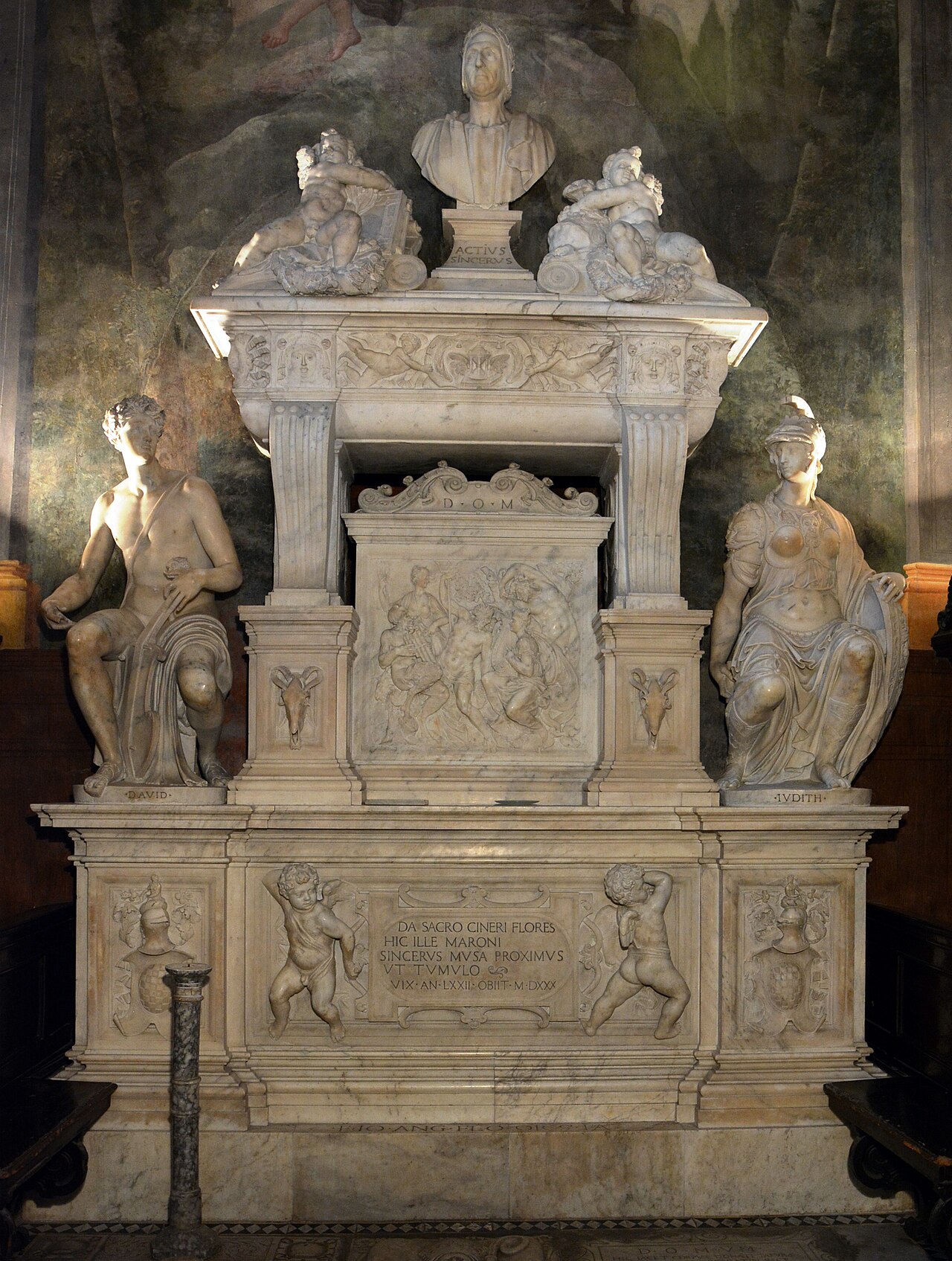 Tomb of Jacopo Sannazaro by Giovanni Angelo Montorsoli