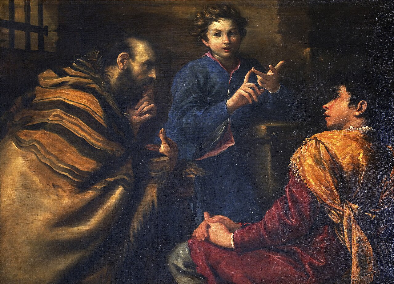 Joseph Interpreting Dreams by Giovanni Antonio Burrini