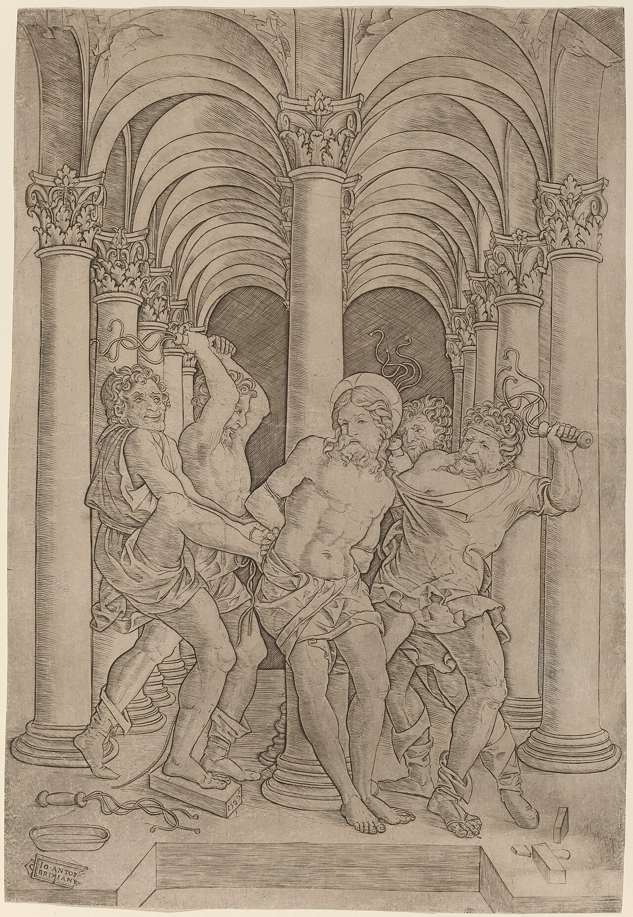 Flagellation by Giovanni Antonio da Brescia