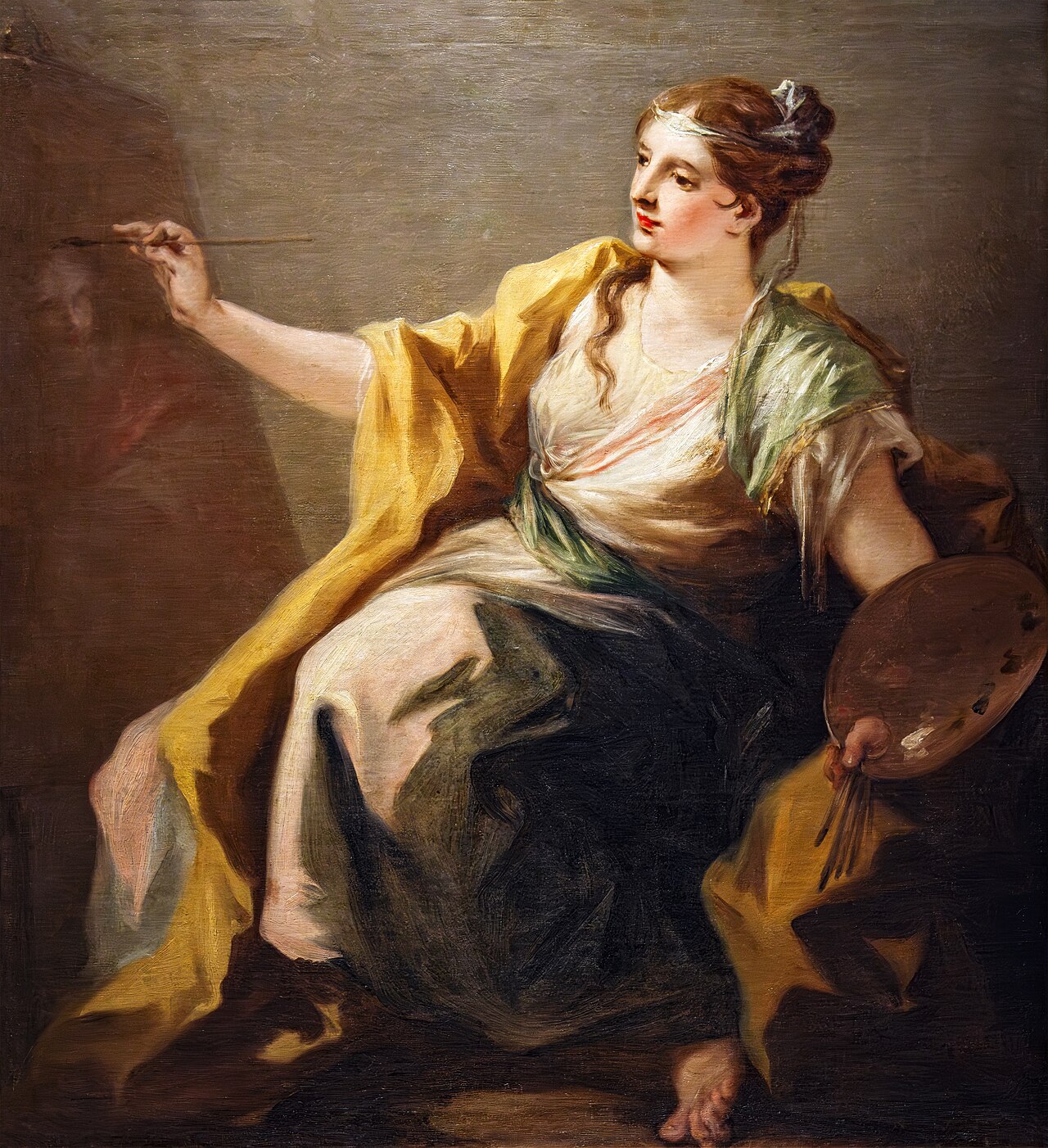 Allegory of Painting by Giovanni Antonio Pellegrini