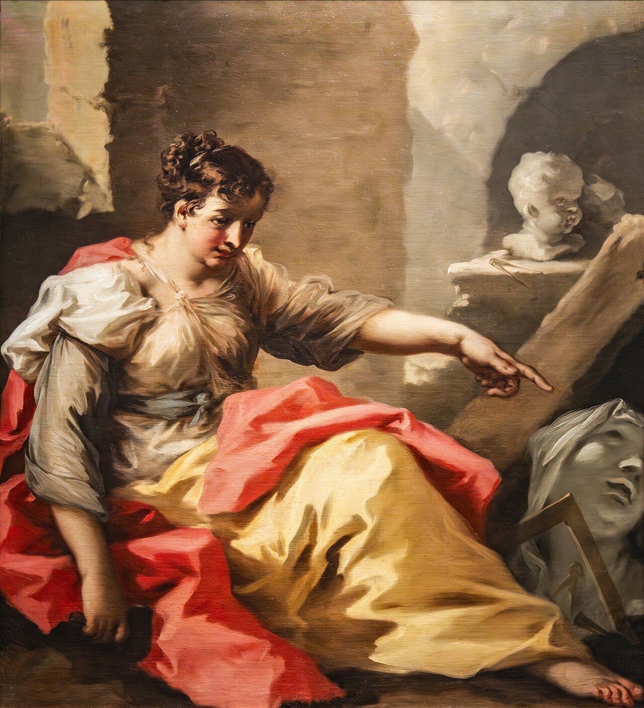 Allegory of Sculpture by Giovanni Antonio Pellegrini