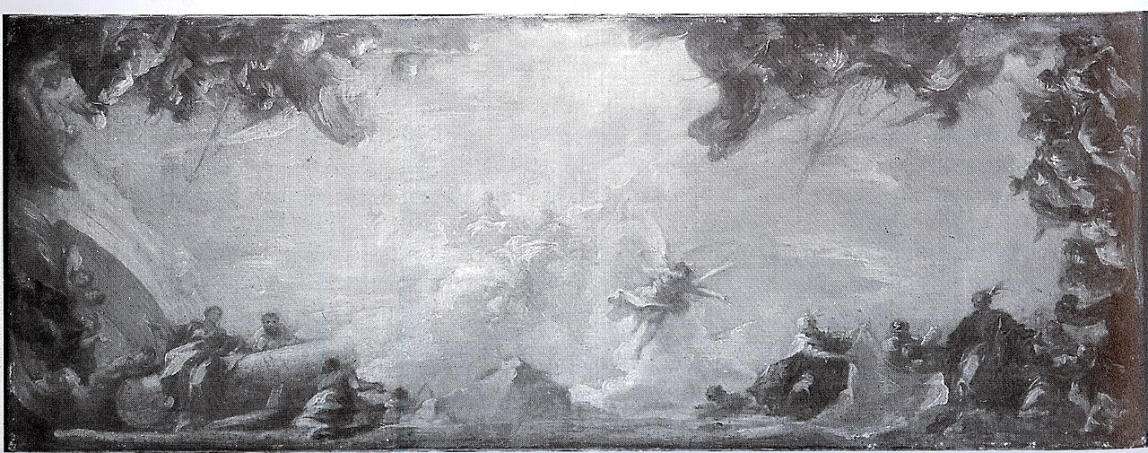 Design for a Ceiling: Allegories of the Four Continents by Giovanni Antonio Pellegrini