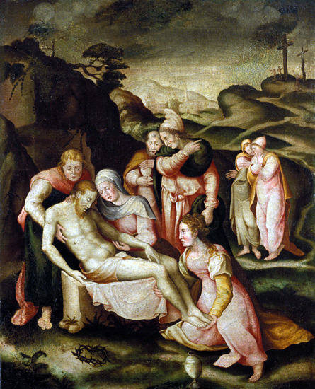 The Deposition by Giovanni Battista Bertucci