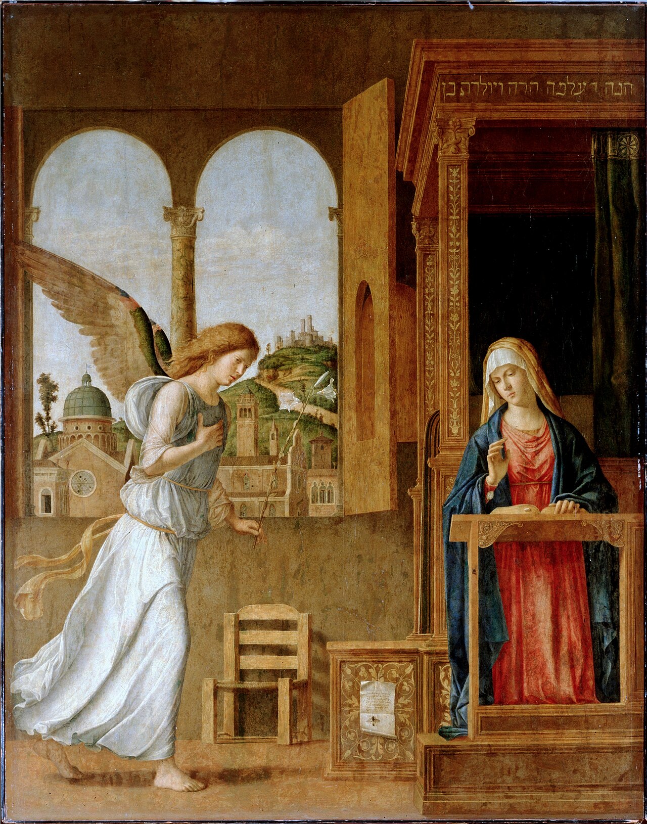 Annunciation by Giovanni Battista Cima da Conegliano