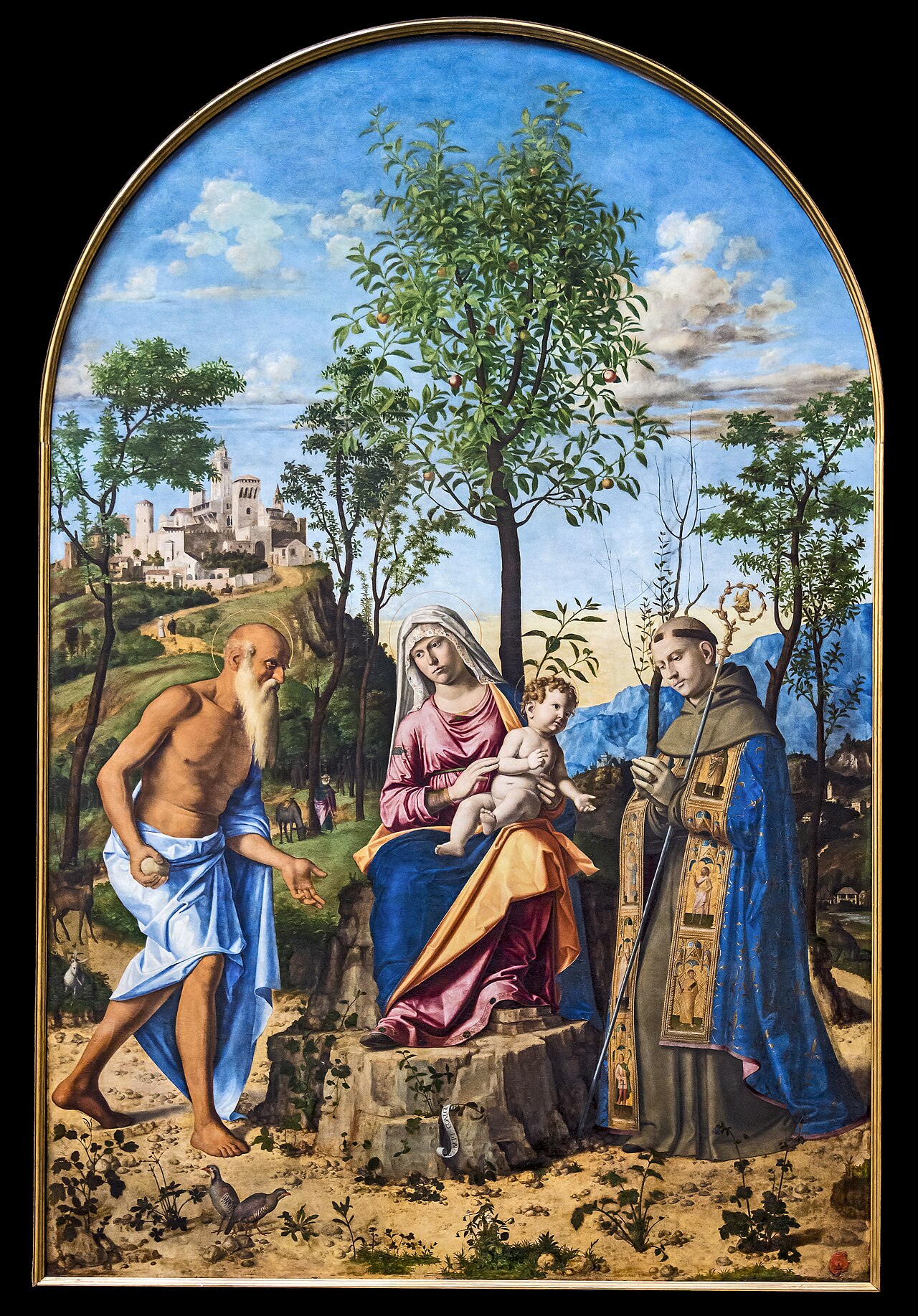 Madonna of the Orange Tree by Giovanni Battista Cima da Conegliano
