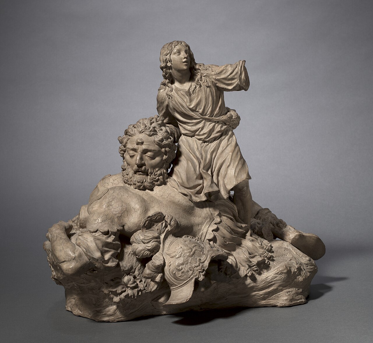 David Victorious over Goliath by Giovanni Battista Foggini