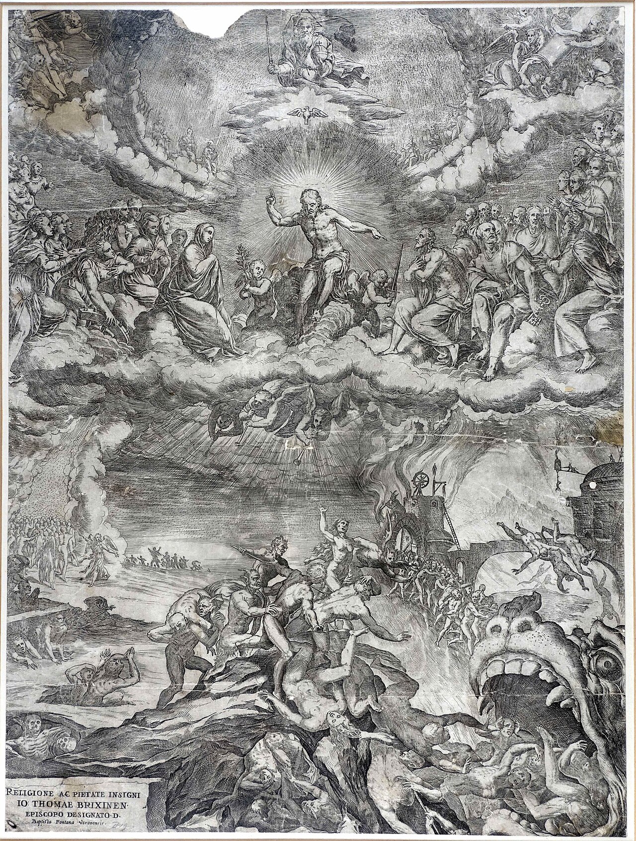 The Last Judgment by Giovanni Battista Fontana