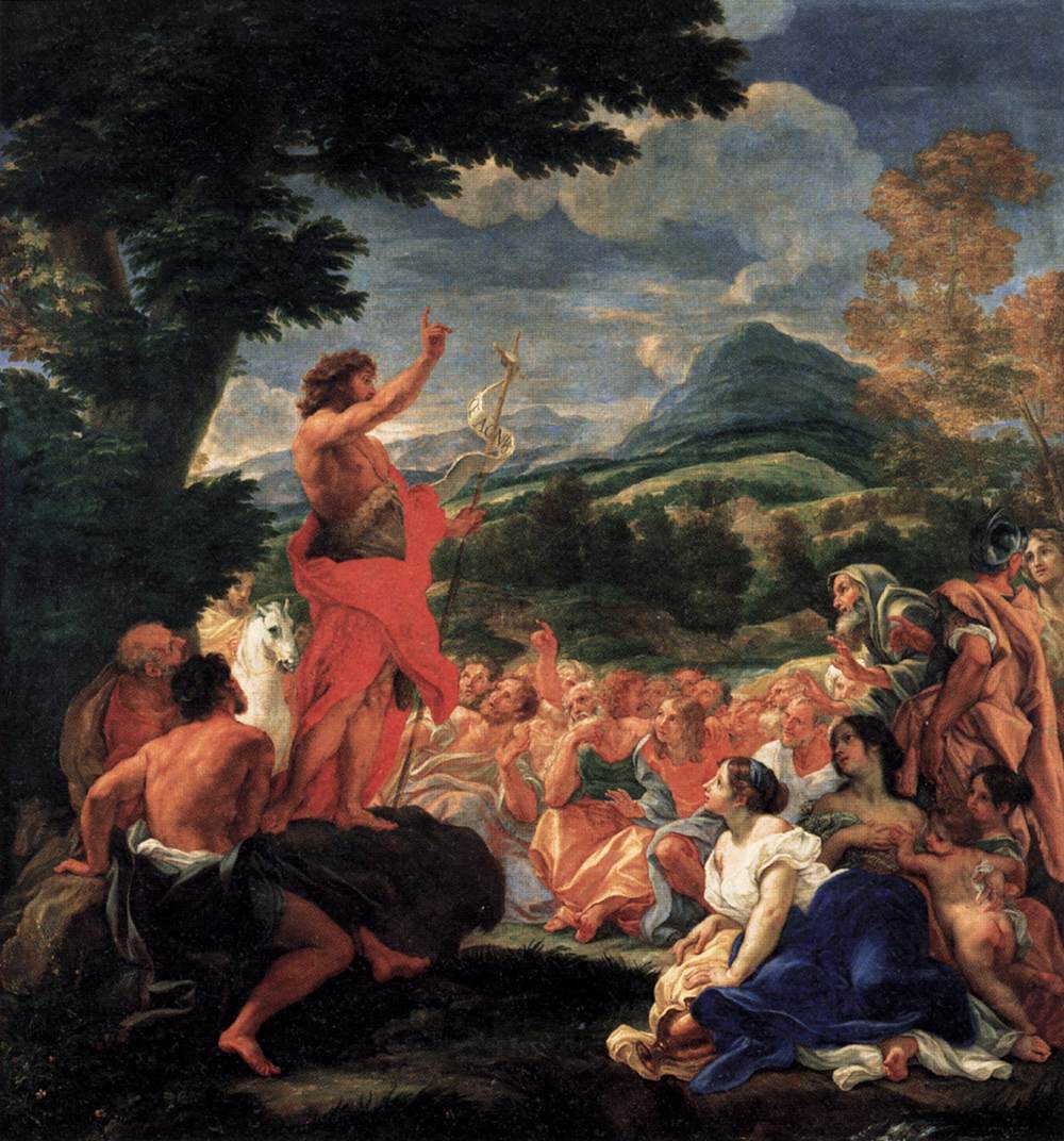 The Sermon of St. John the Baptist by Giovanni Battista Gaulli