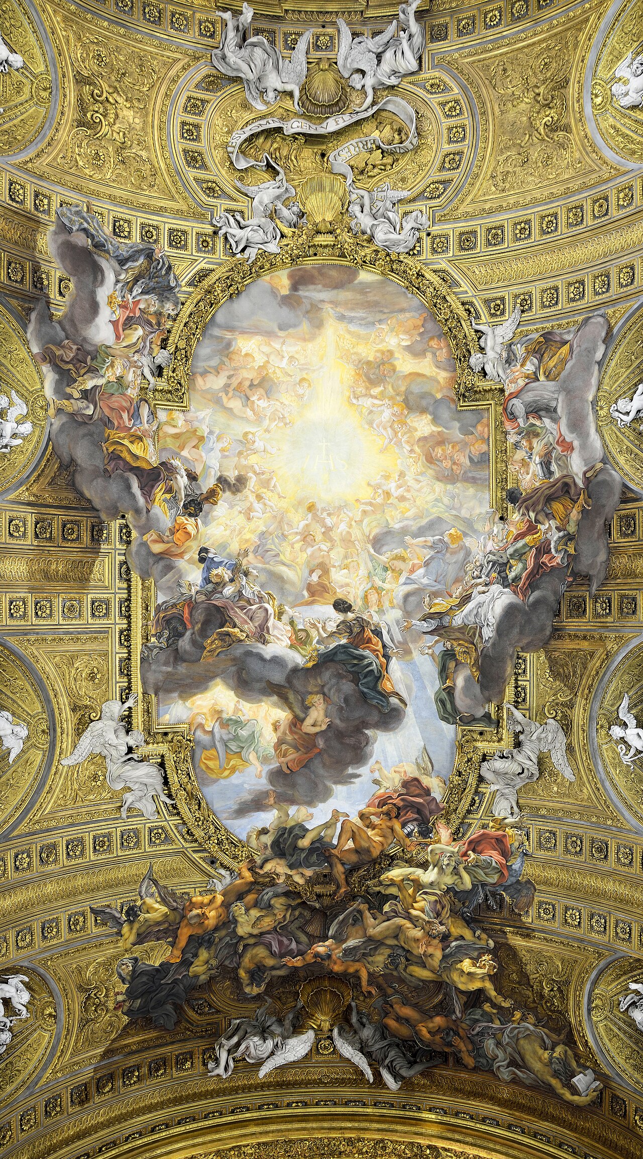Triumph of the Name of Jesus by Giovanni Battista Gaulli