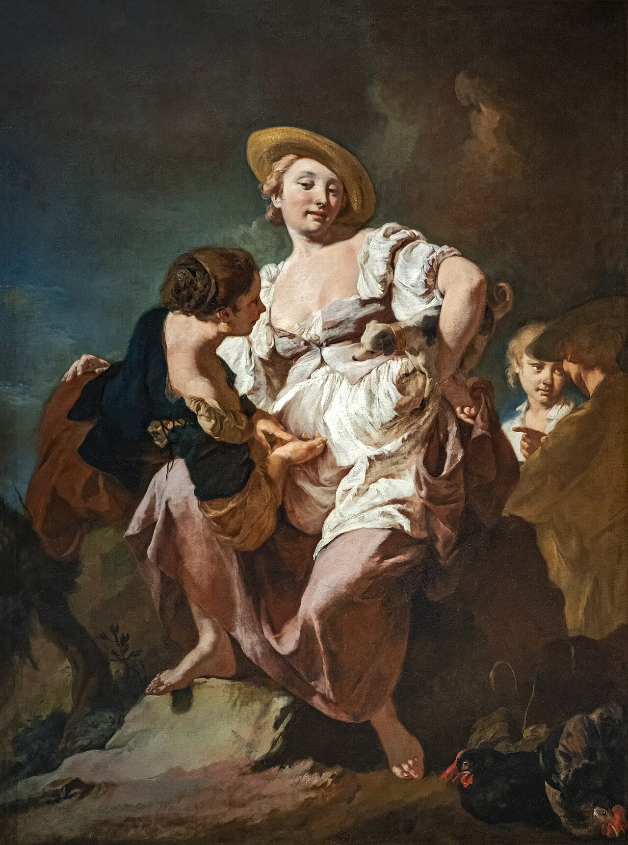 Accademia - L'indovina 1740-1745 - Giambattista Piazzetta by Giovanni Battista Piazzetta