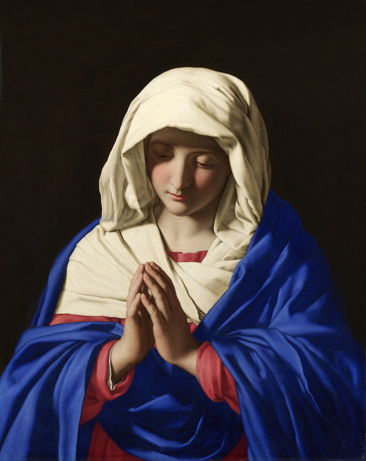 The Virgin in Prayer by Giovanni Battista Salvi da Sassoferrato