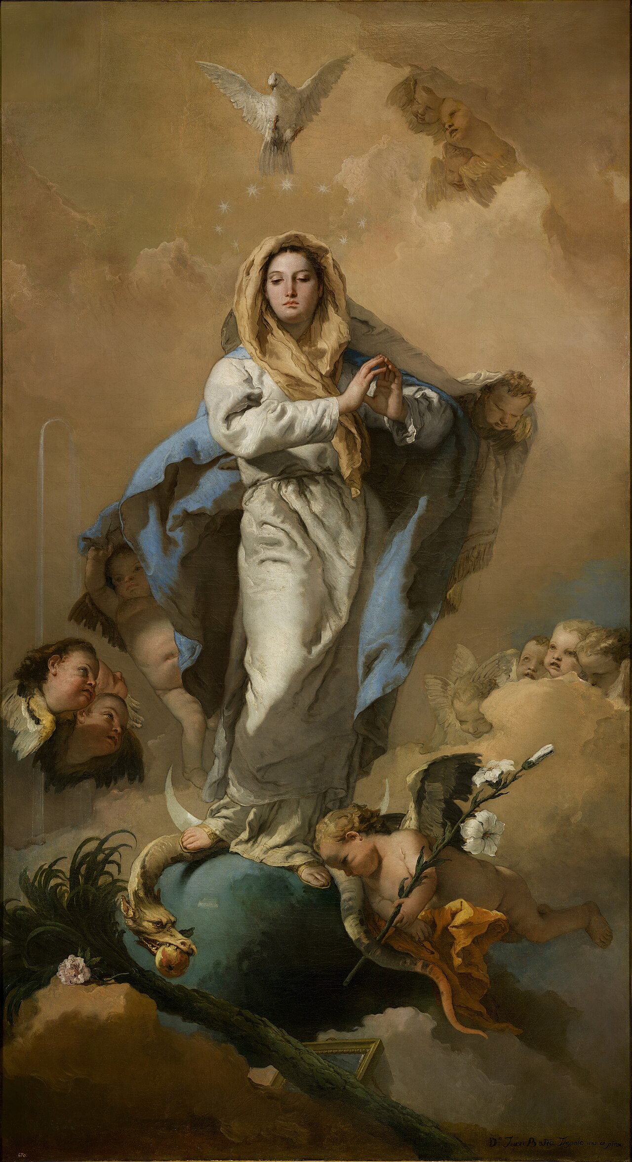 The Immaculate Conception by Giovanni Battista Tiepolo