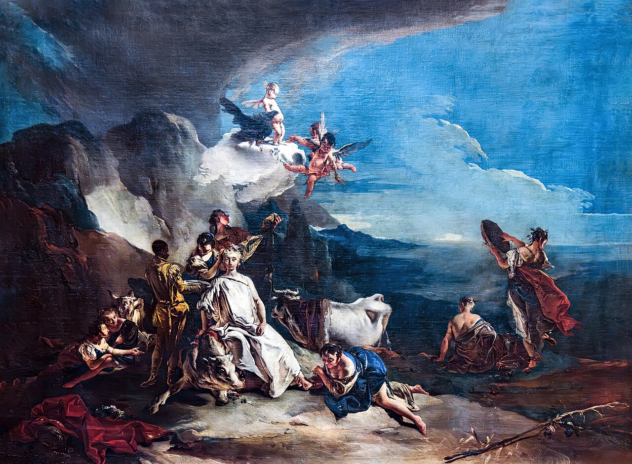 The Rape of Europa by Giovanni Battista Tiepolo